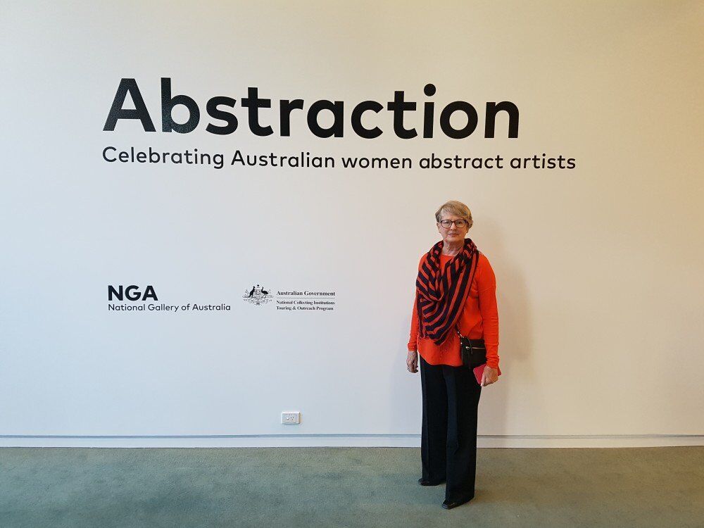 'Abstraction: Celebrating Australian Women Abstract Artists' National Gallery Touring Exhibition. Curator Lara Nicholls