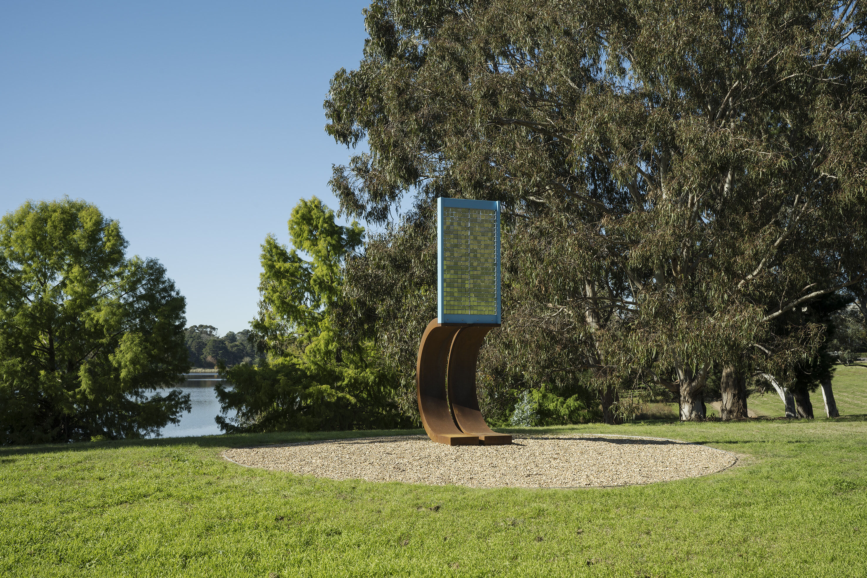 VAJRASANA meditation Government House Canberra facing the river