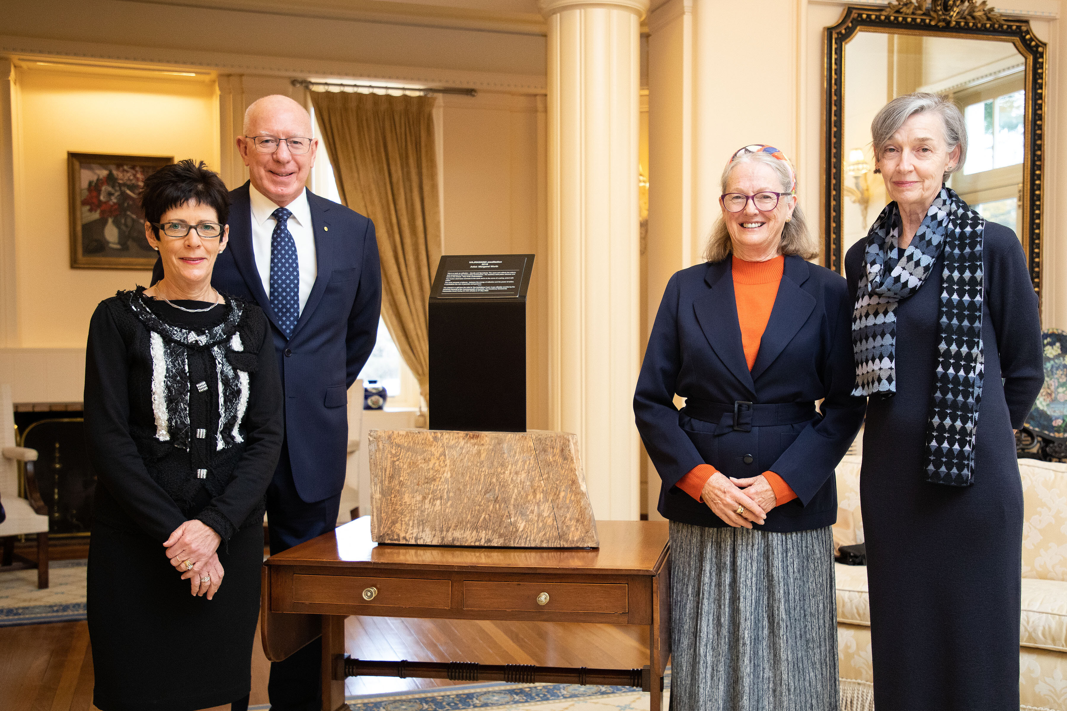 VAJRASANA meditation Government House Canberra unveiling event