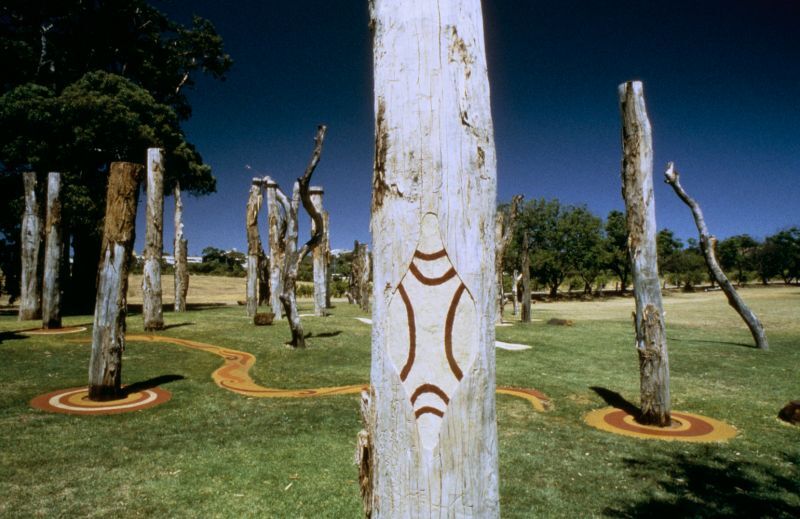 Tjirbruke Gateway: The Kaurna shield, symbol of territory