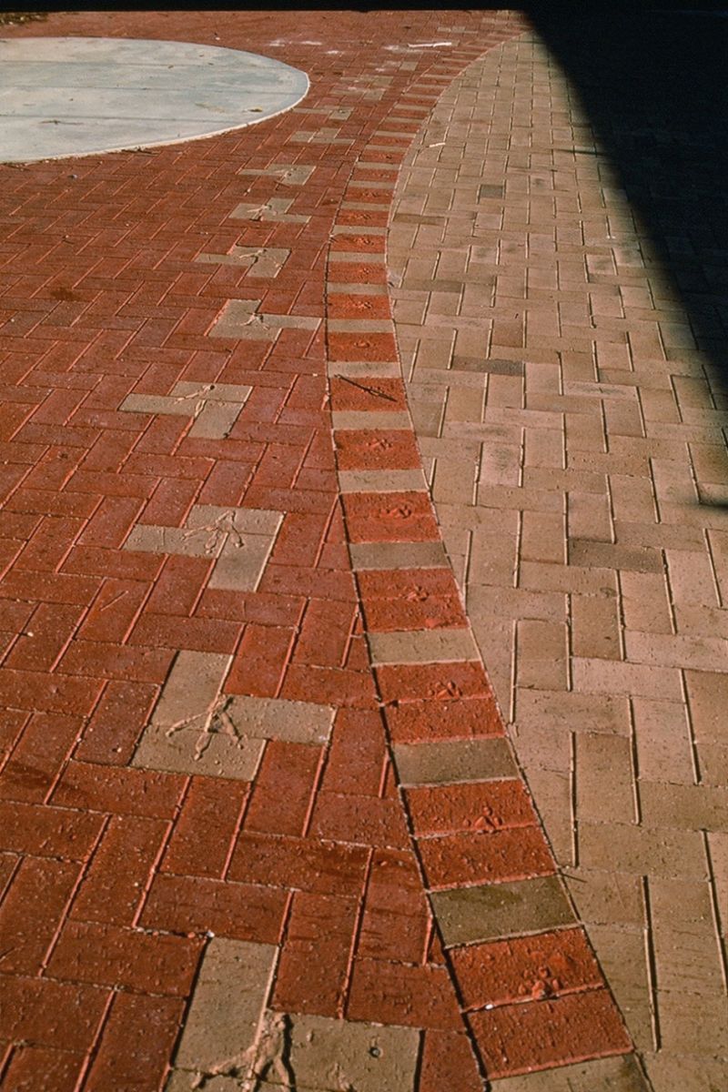 Swallowcliffe Schools: Paving design.